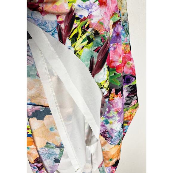 Ranna Gill x Anthropologie Women's Firefleur Maxi Skirt Watercolor Flower Print - Picture 8 of 11